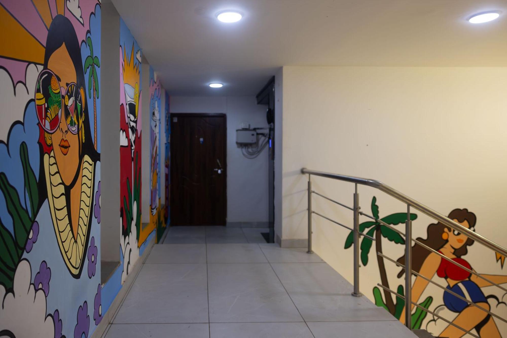 Downtown Hostels - อันจูนา ภายนอก รูปภาพ