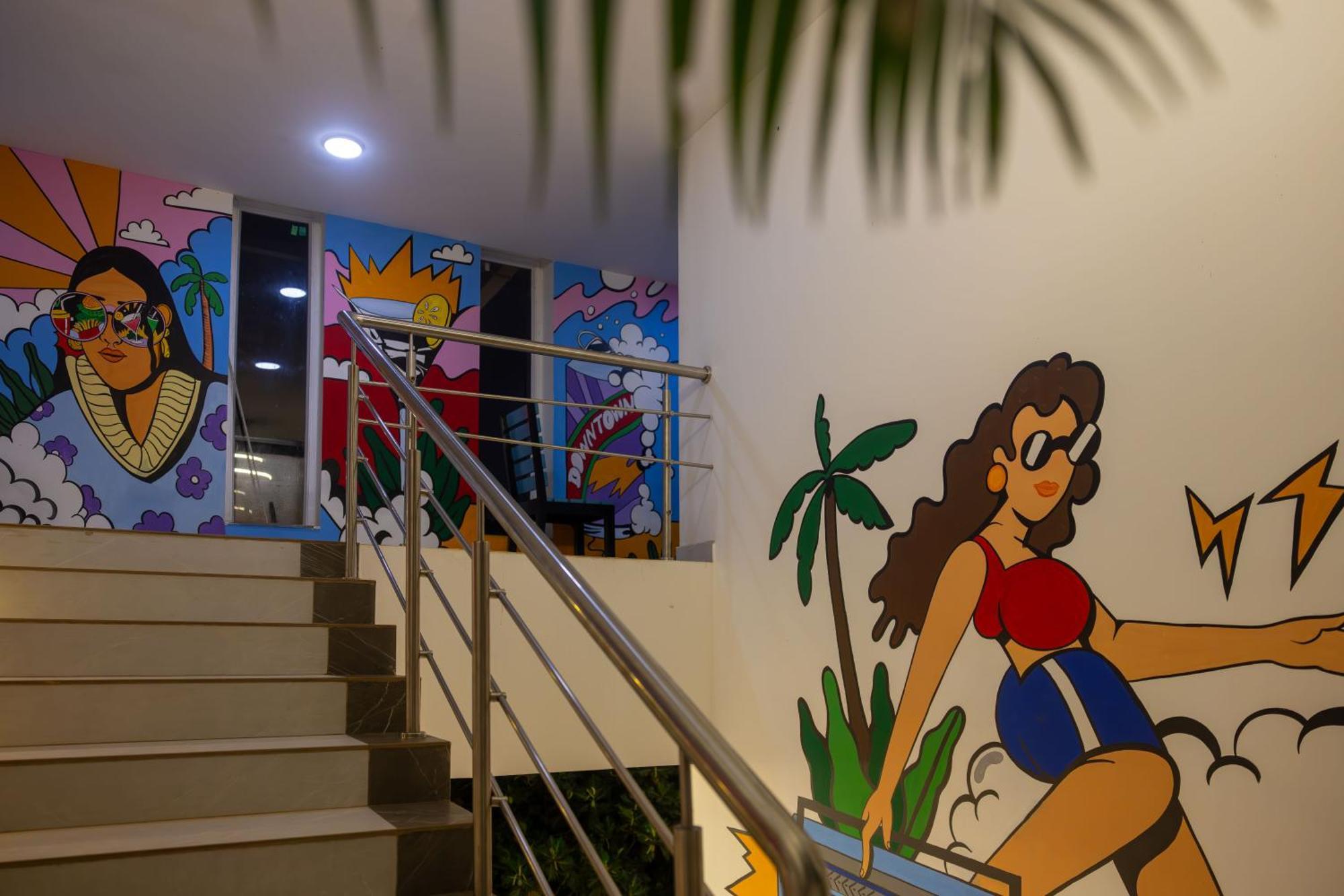 Downtown Hostels - อันจูนา ภายนอก รูปภาพ