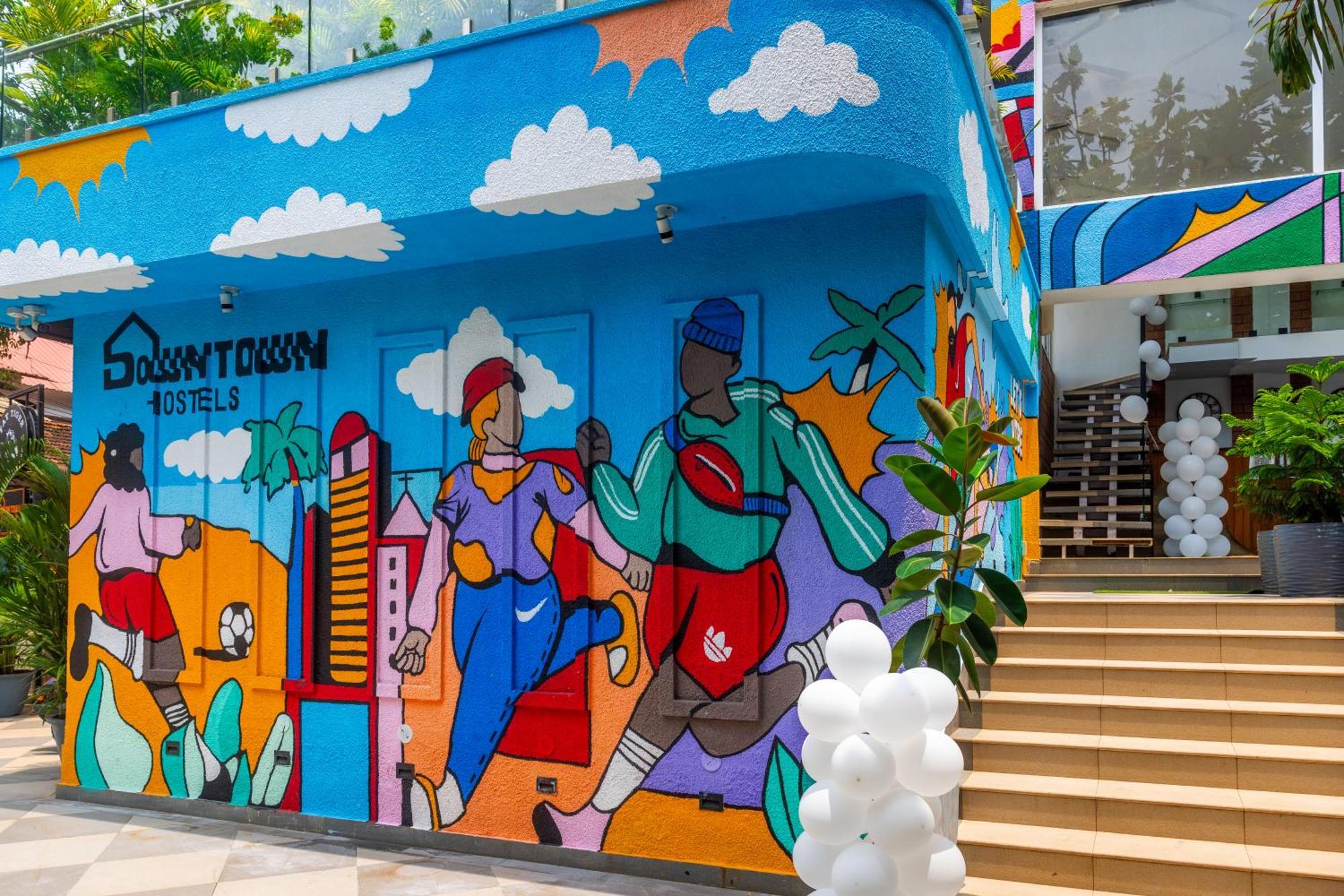 Downtown Hostels - อันจูนา ภายนอก รูปภาพ
